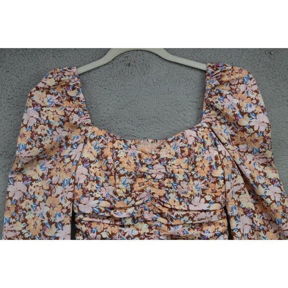 Band of the Free Sweetheart Neckline Long Sleeves Midi Dress-Small-Cottagecore - Picture 6 of 13